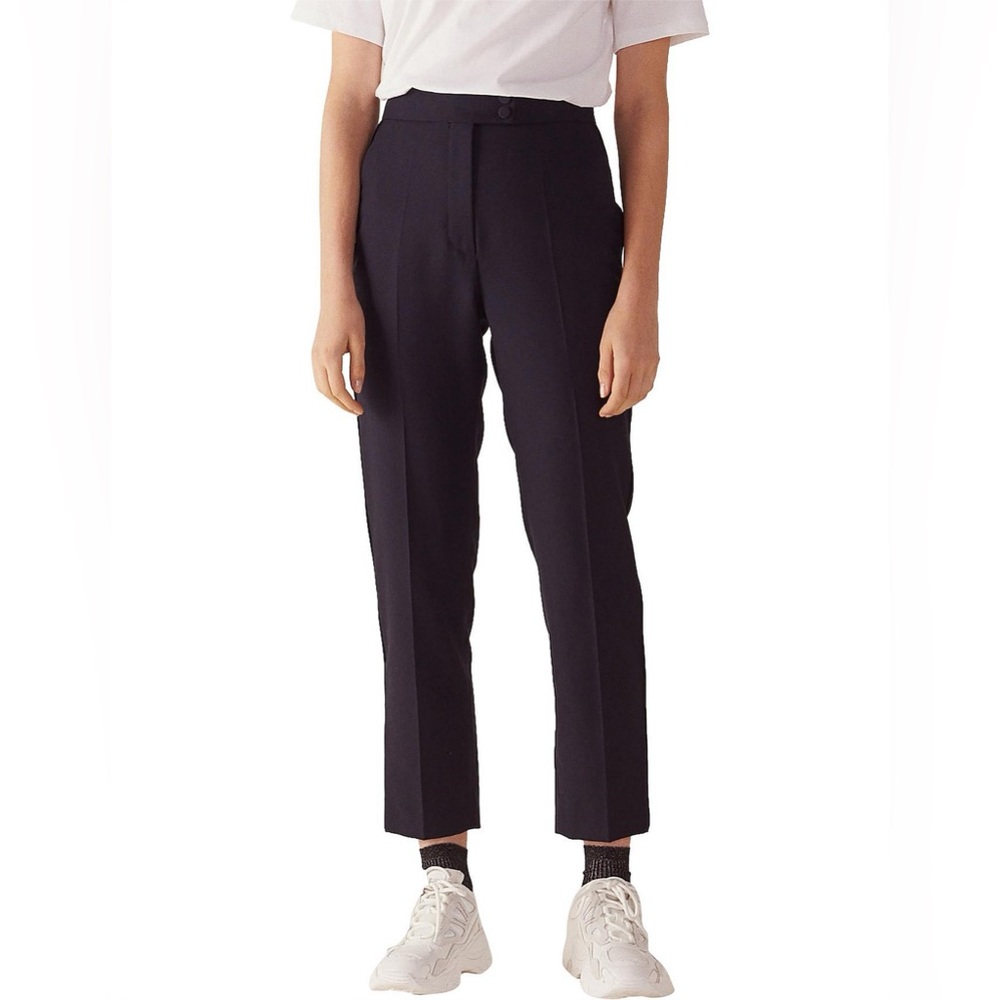 NWT! SANDRO Women’s Ilena HighWaist Tailored Wool Pants Streetwear Officewear 40 - Picture 14 of 15